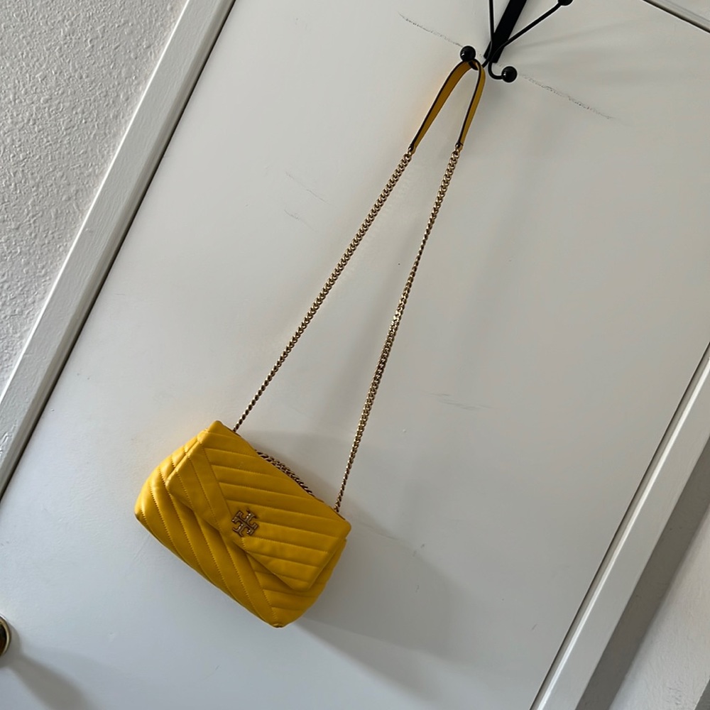 Authentic Tory Burch Yellow Messenger